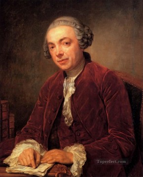 ジャン・バティスト・グルーズ Painting - アブラアン・ド・ロカンクールの肖像 ジャン・バティスト・グルーズ